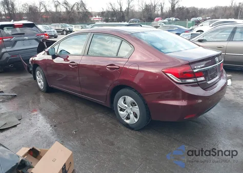 2014 Honda Civic Lx z USA, uszkodzony, nr VIN 19XFB2F5XEE222059